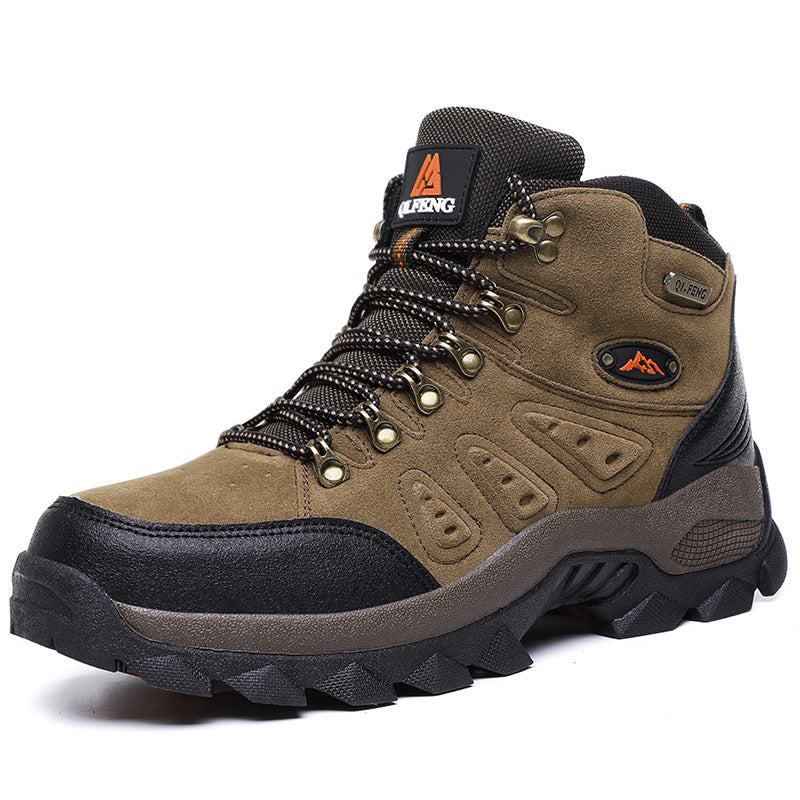 Outdoor High-top Hiking Waterproof Shoes