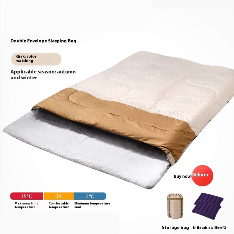 Outdoor Camping Thickened Warm-keeping Sleeping Bag