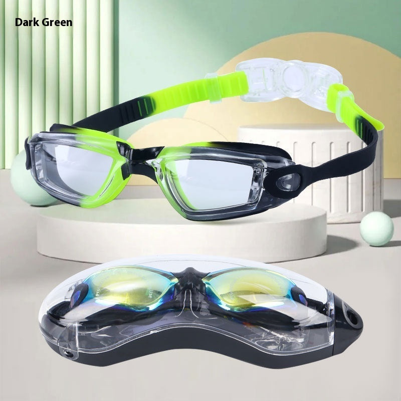 Children's Large Frame Anti-fog Swimming Goggles