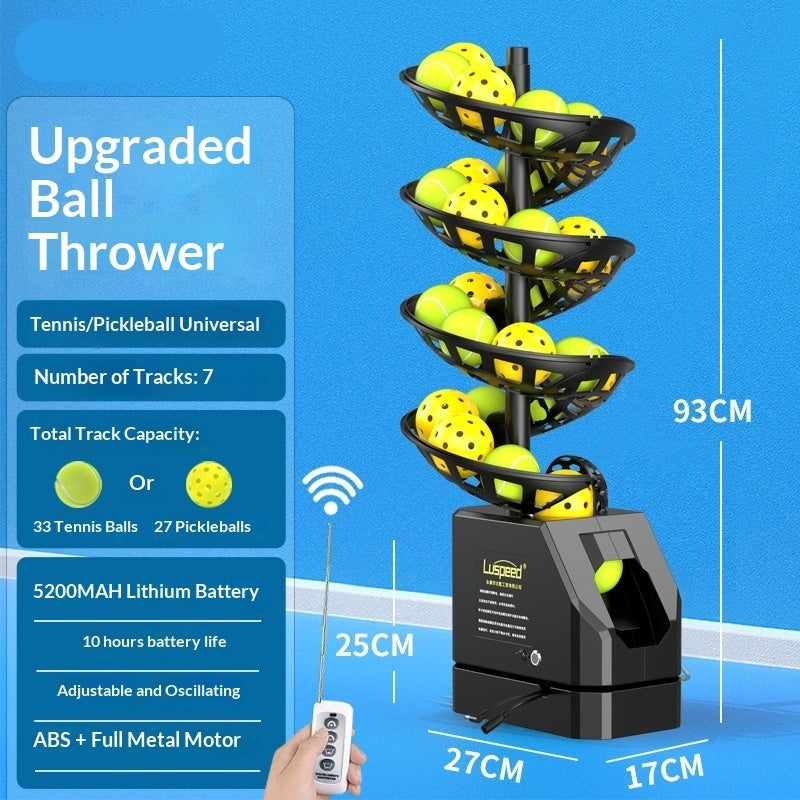 Tennis Pickleball Universal Remote Control Ball Tossing Machine