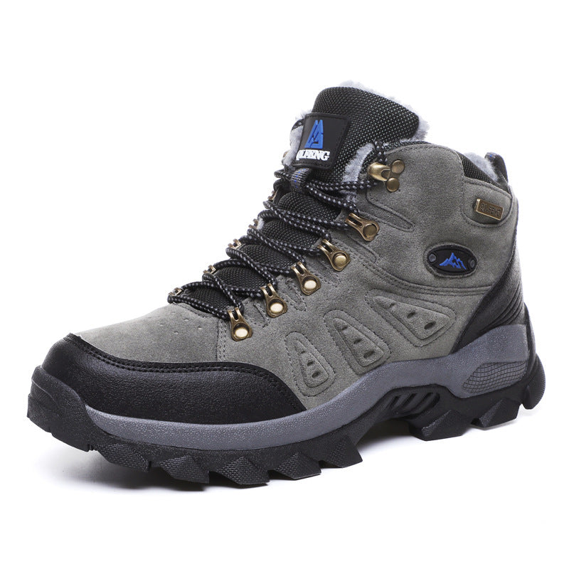 Outdoor High-top Hiking Waterproof Shoes