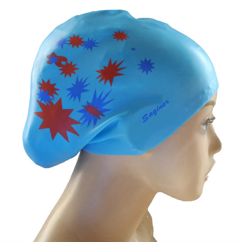 Printed Silicone Swimming Cap