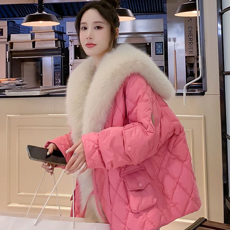 Fashion Cotton-padded Jacket Women's Mid-length