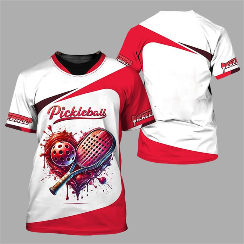Mens Fashionable Pickleball T-Shirt