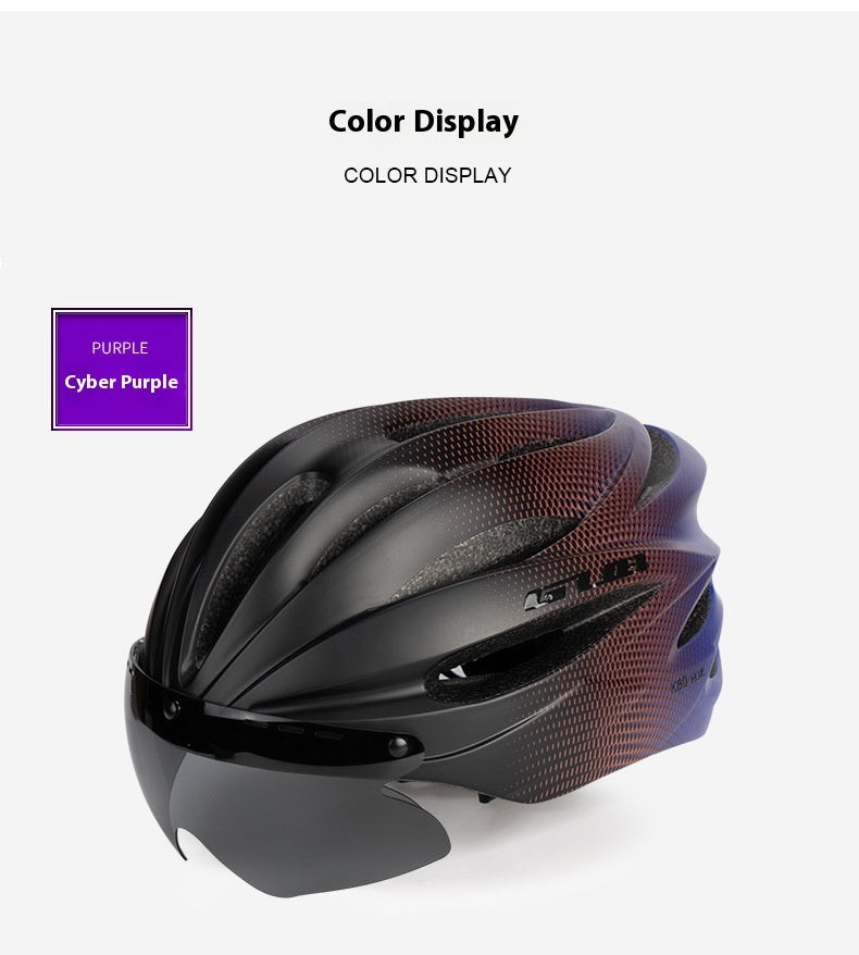 Mountain Bike Magnetic Goggles Helmet