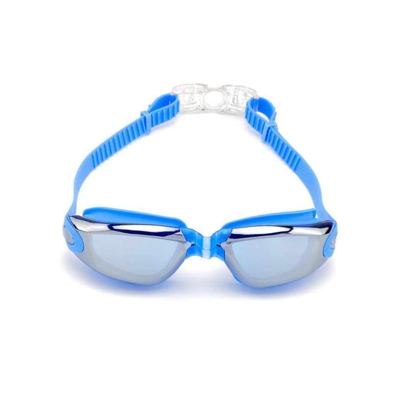 Professional Silicone Swimming Anti-fog Electroplating Goggles
