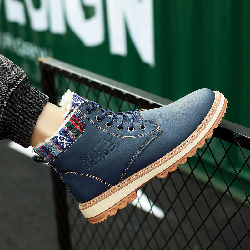 High-top cotton climbing shoes