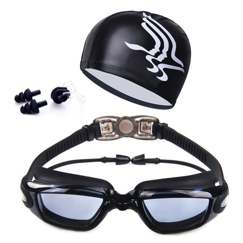 HD Waterproof Anti Fog Swimming Goggles