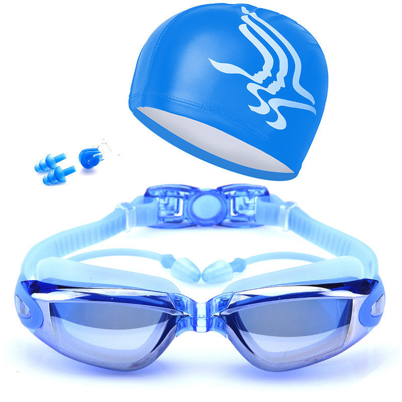 HD Waterproof Anti Fog Swimming Goggles