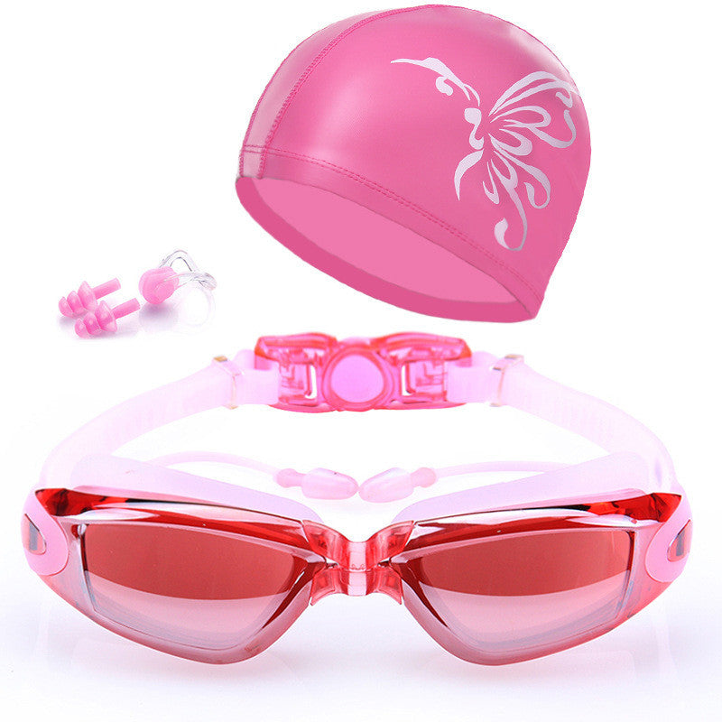 HD Waterproof Anti Fog Swimming Goggles