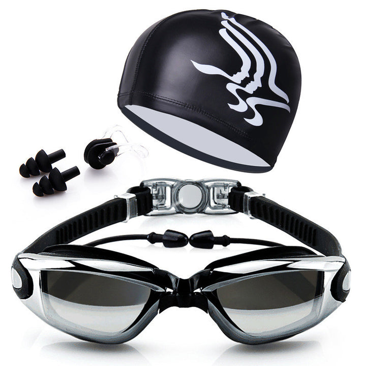 HD Waterproof Anti Fog Swimming Goggles
