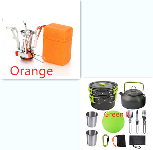 Outdoor Camping Cookware Travel Tableware Set
