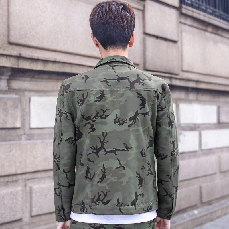 Camouflage Men's Handsome Overalls Men's Jackets