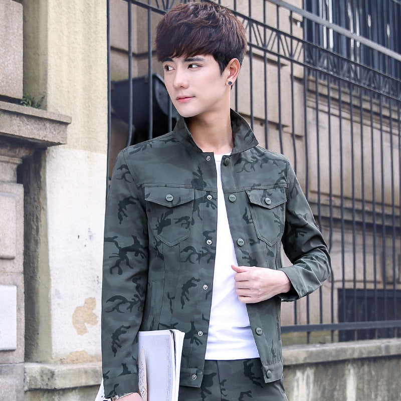 Camouflage Men's Handsome Overalls Men's Jackets