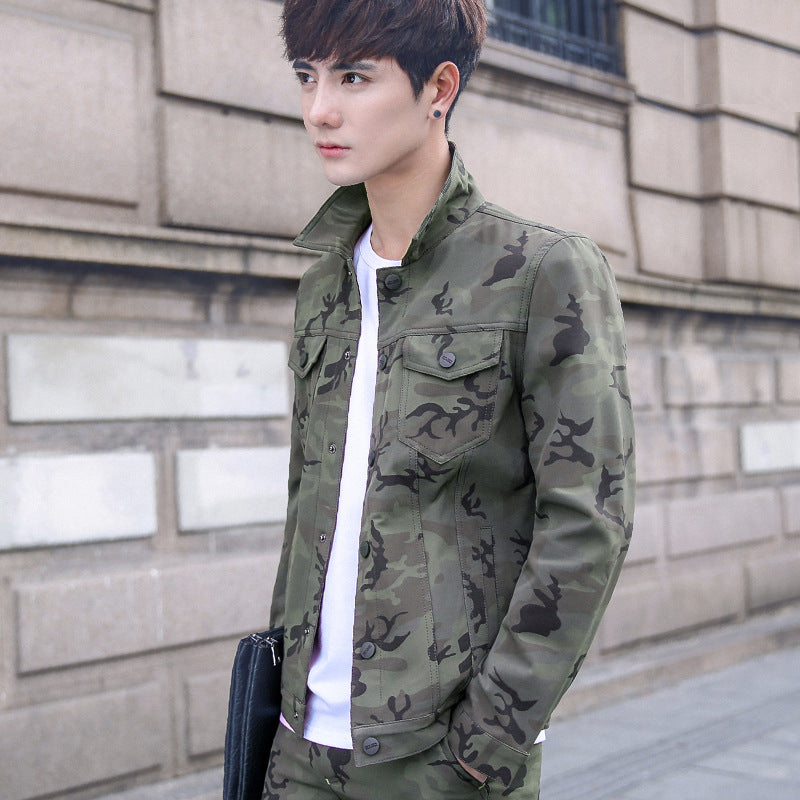 Camouflage Men's Handsome Overalls Men's Jackets