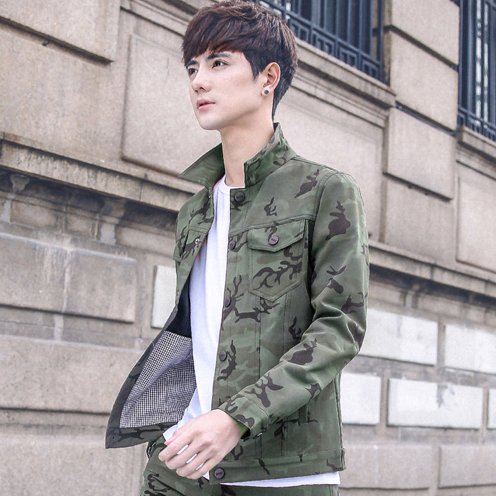Camouflage Men's Handsome Overalls Men's Jackets