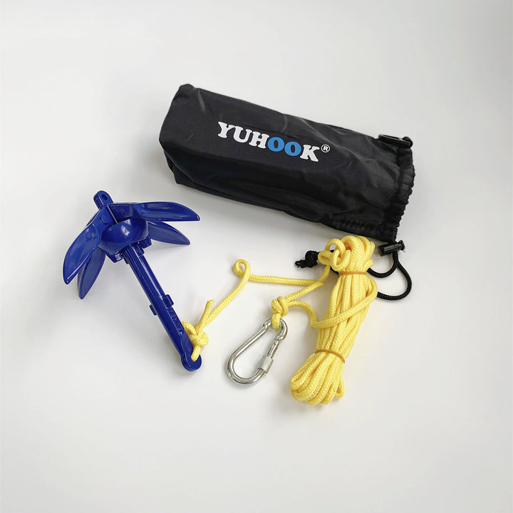 New Universal Folding Anchor Kayak Canoe Boat Marine Anchor Aluminum Lightweight