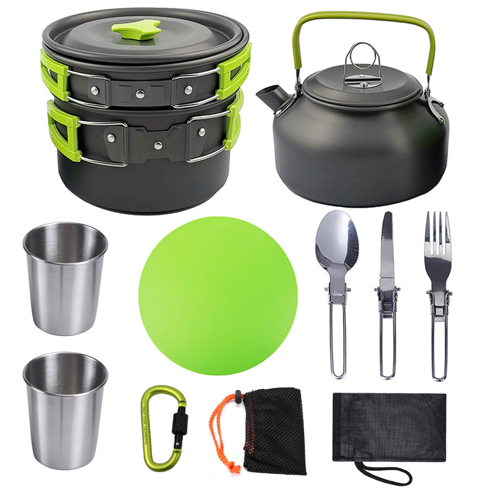 Outdoor Camping Cookware Travel Tableware Set
