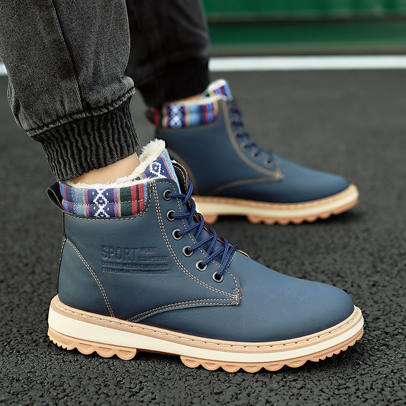 High-top cotton climbing shoes