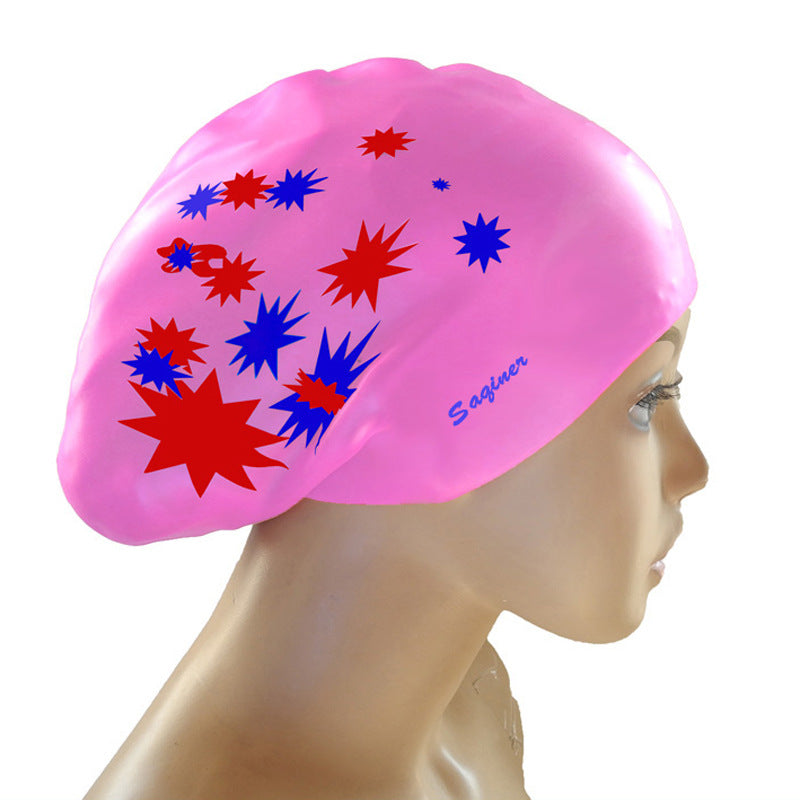 Printed Silicone Swimming Cap