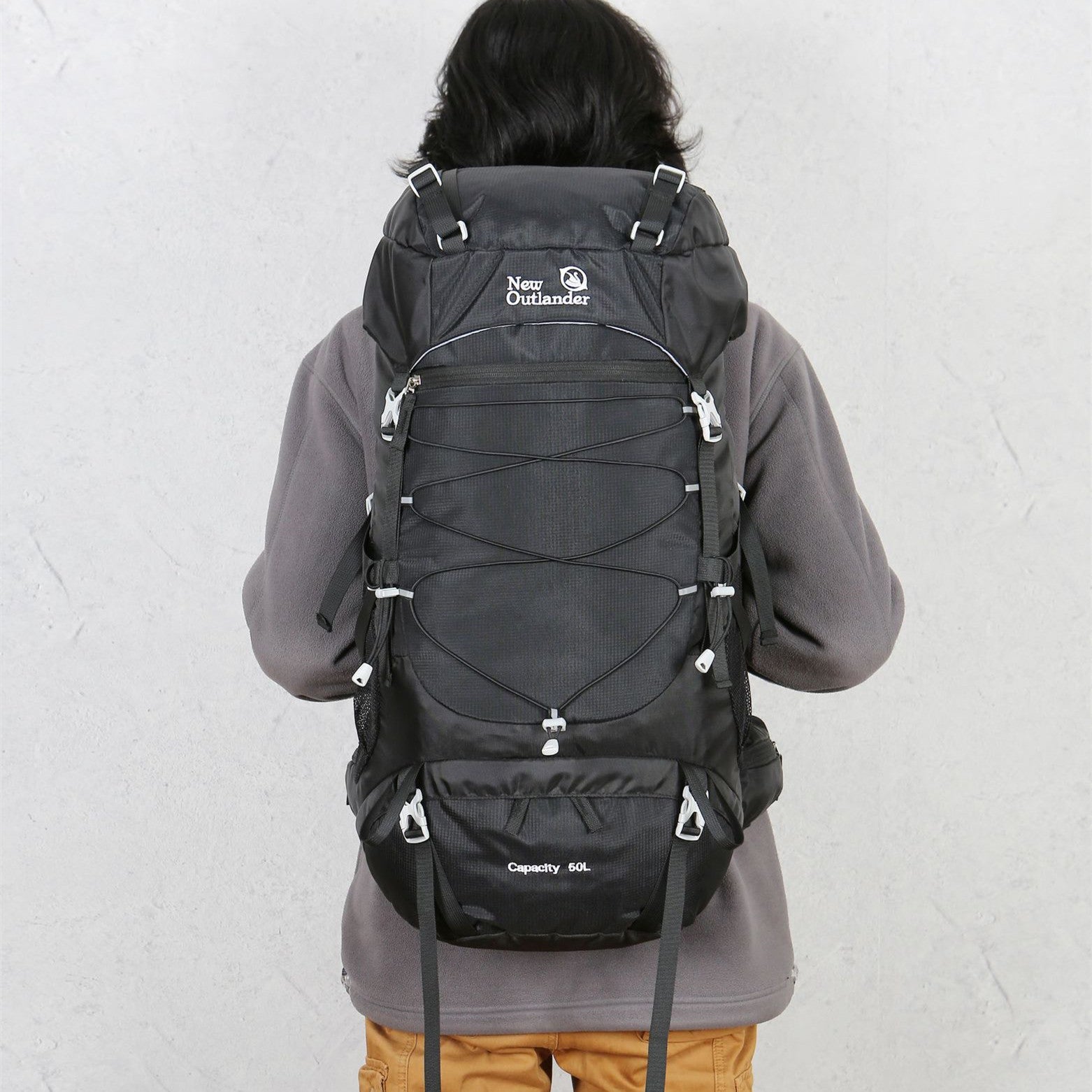 Outdoor Mountaineering Bag 50L Large Capacity Backpack