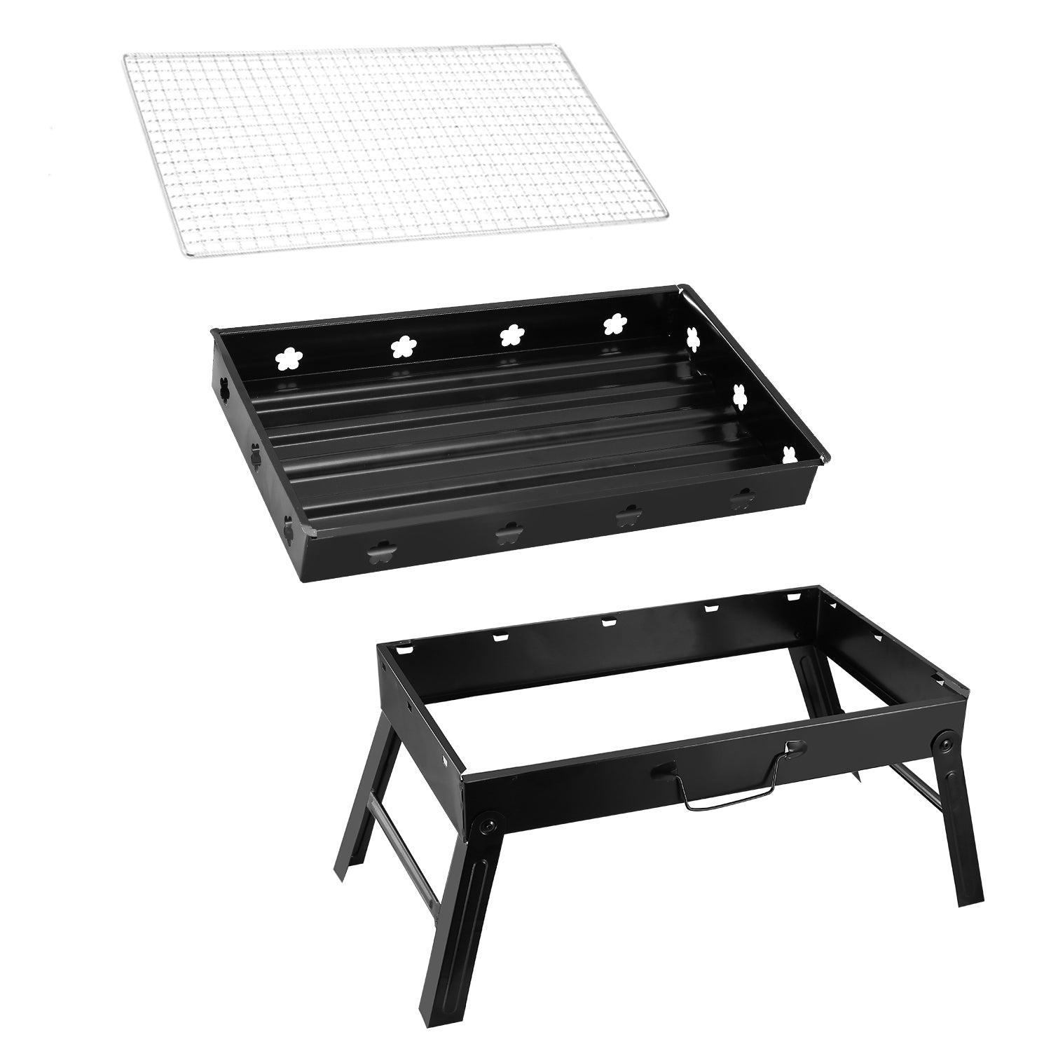 Portable BBQ Grill Foldable Charcoal Grill Camping Garden Outdoor Travel