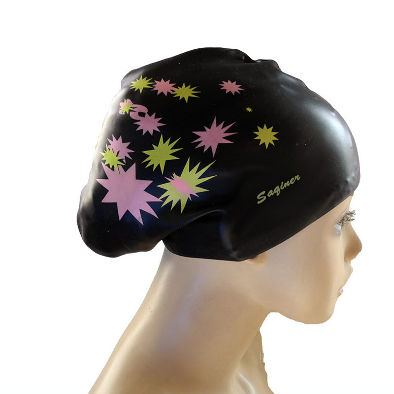 Printed Silicone Swimming Cap