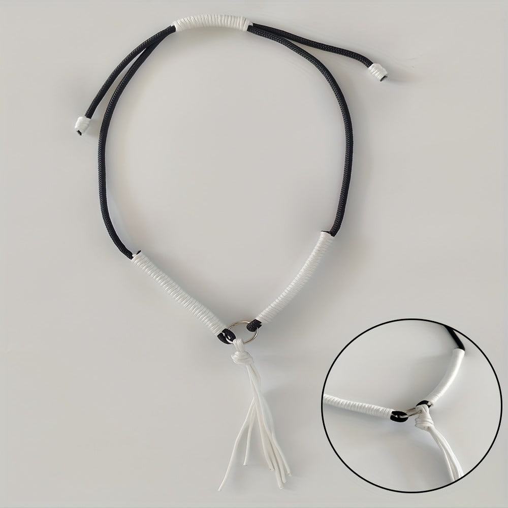 Handwoven Tassel Horse Neck Collar Bridle, And Neck Strap Decorations
