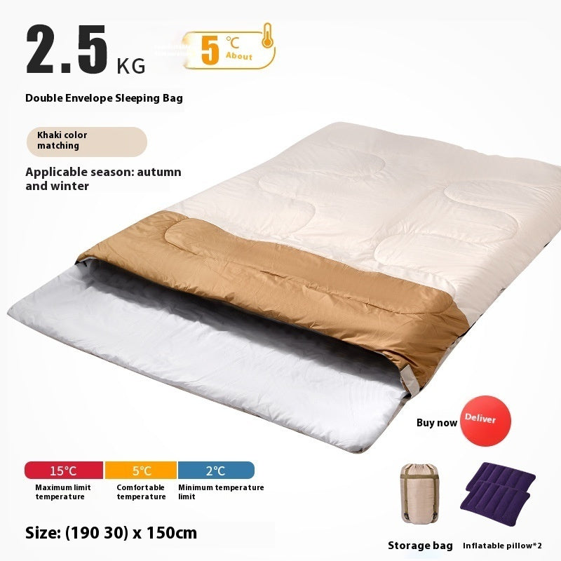Outdoor Camping Thickened Warm-keeping Sleeping Bag
