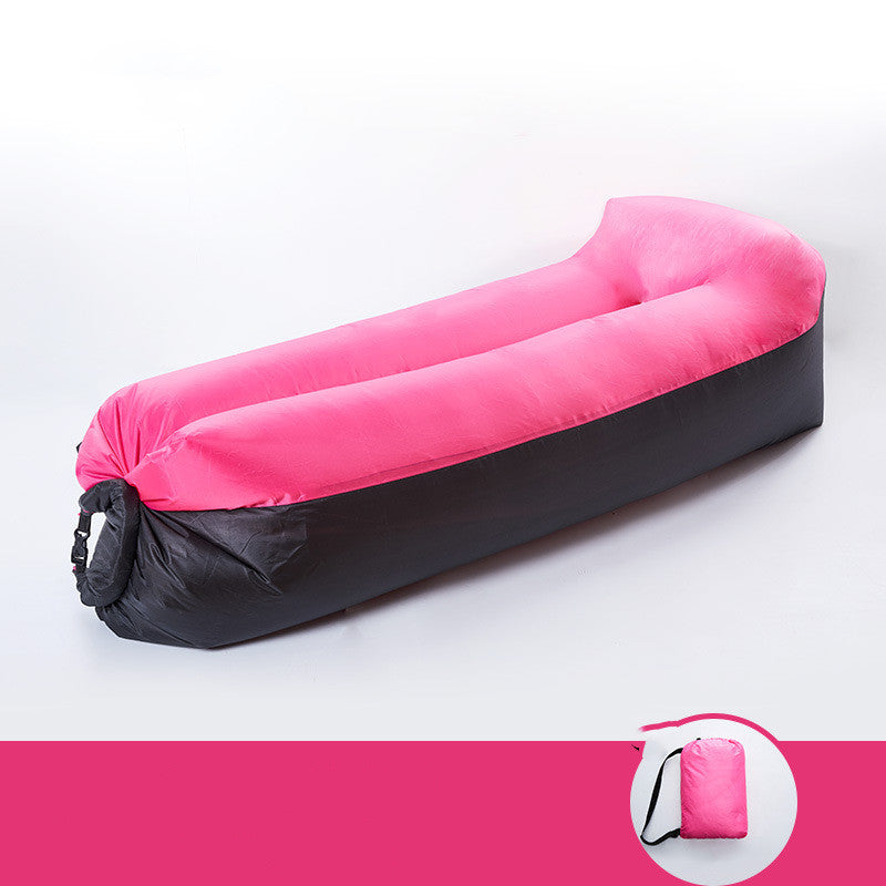 Camping Air Folding Lunch Break Net Celebrity Inflatable Mattress Lazy Sofa Recliner Single Portable Outdoor