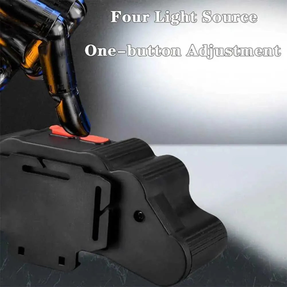 11 LED USB Rechargeable Flashlight With Builtin 18650 Battery Strong Light Camping Adventure Fishing Head Light Headlamp