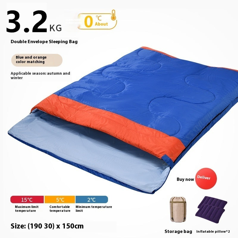 Outdoor Camping Thickened Warm-keeping Sleeping Bag
