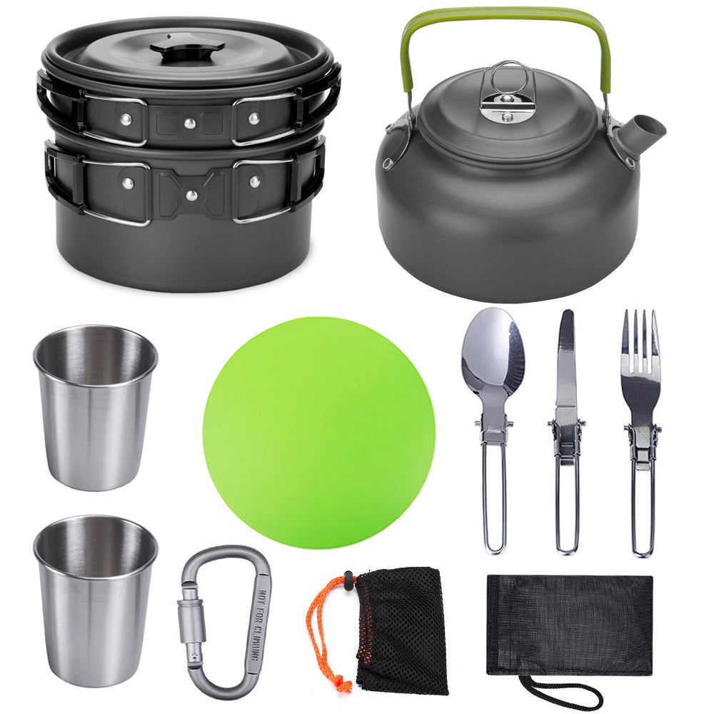 Outdoor Camping Cookware Travel Tableware Set