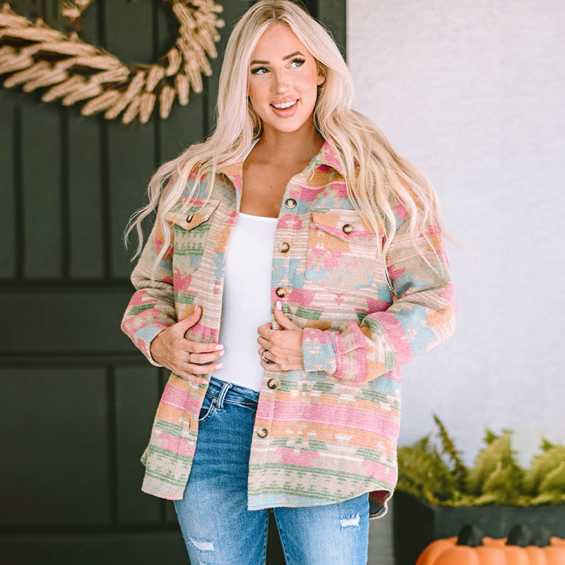 Single-breasted Simple Fashion Jacket For Women