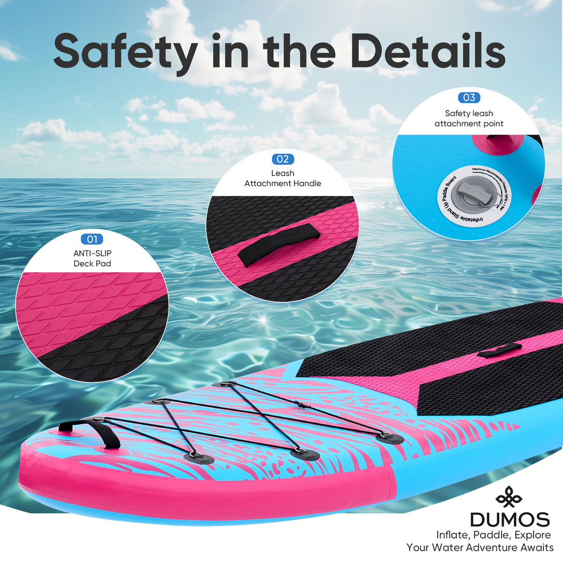 An Inflatable Stand-up Kayak, Equipped With Anti-slip Deck, Durable High-quality Materials And Complete Kayak Accessories.