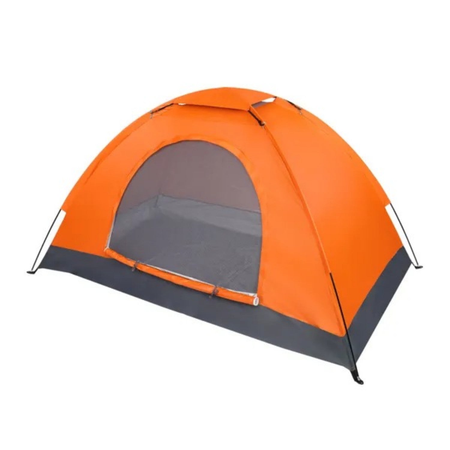 1-Person Waterproof Camping Dome Tent Automatic  Up Quick Shelter Outdoor Hiking Orange