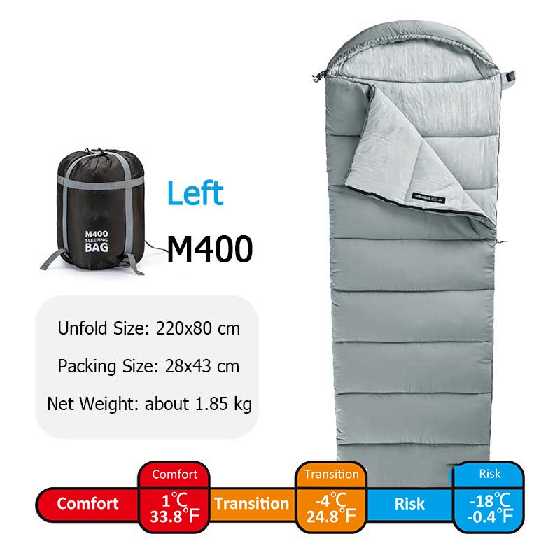 Spliceable Double Camping Cotton Sleeping Bag