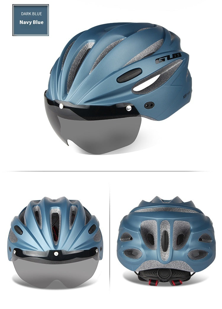 Mountain Bike Magnetic Goggles Helmet