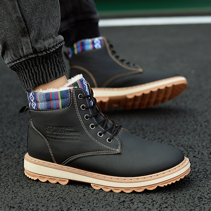 High-top cotton climbing shoes