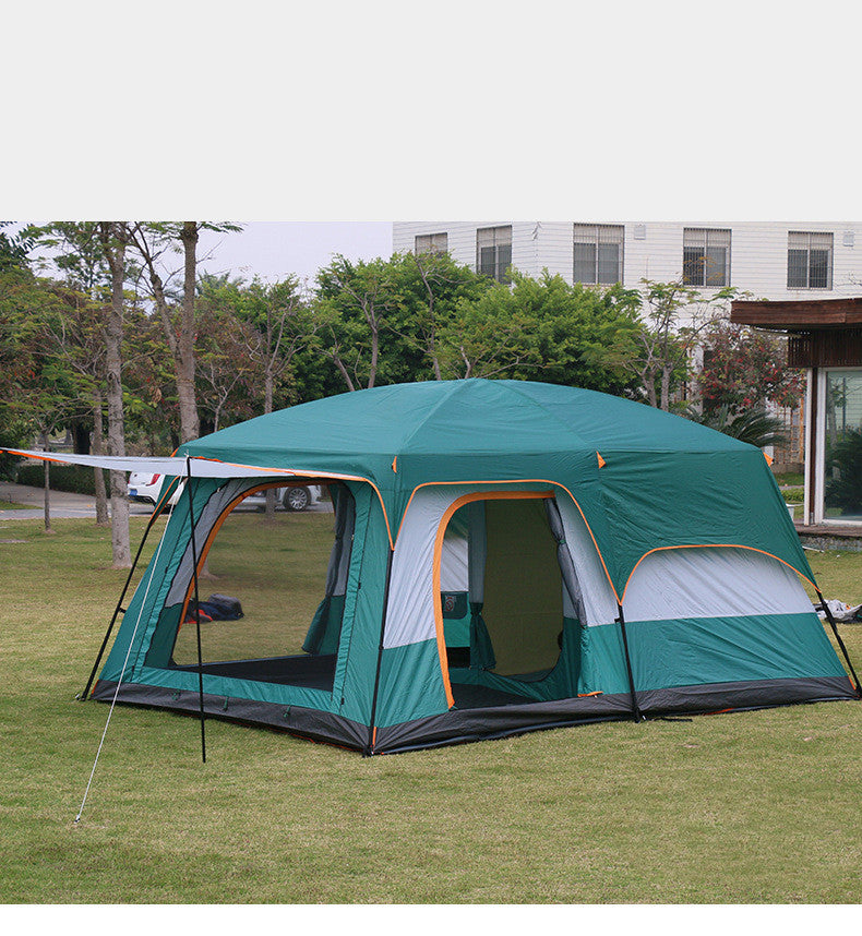 Multi-person Thickening Rain-proof Camping Tent Villa