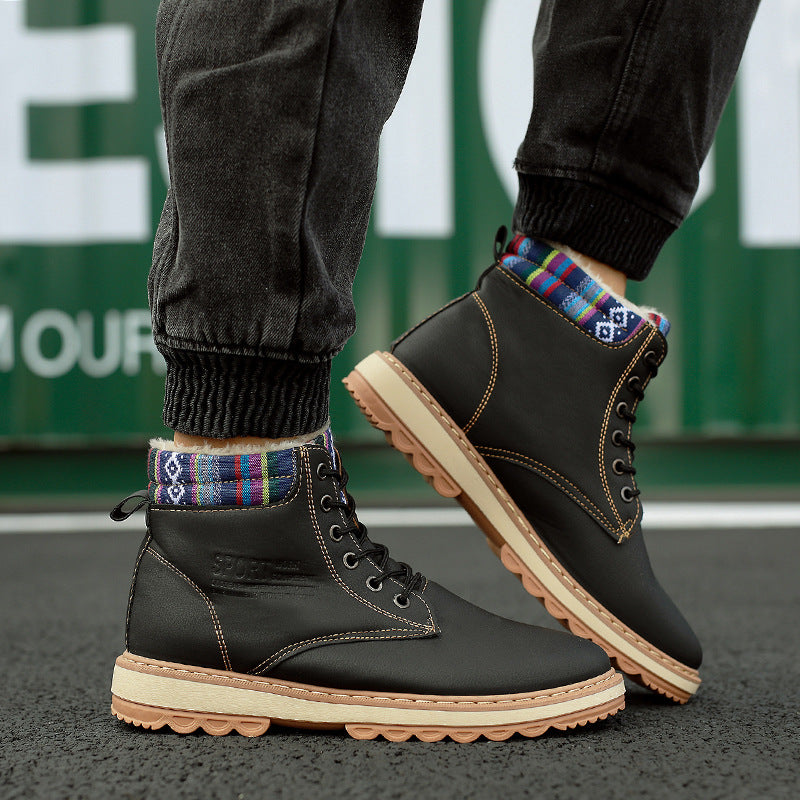 High-top cotton climbing shoes