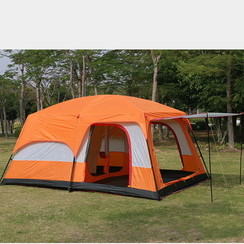 Multi-person Thickening Rain-proof Camping Tent Villa