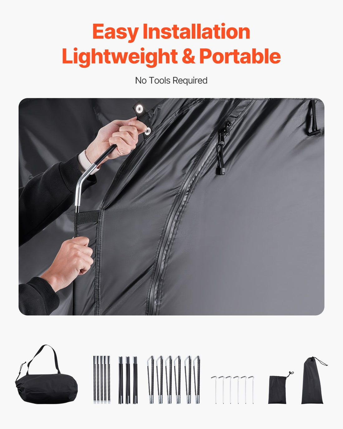 Outdoor Bike Storage Tent Spacious Waterproof Bike Tent For 5 Bikes