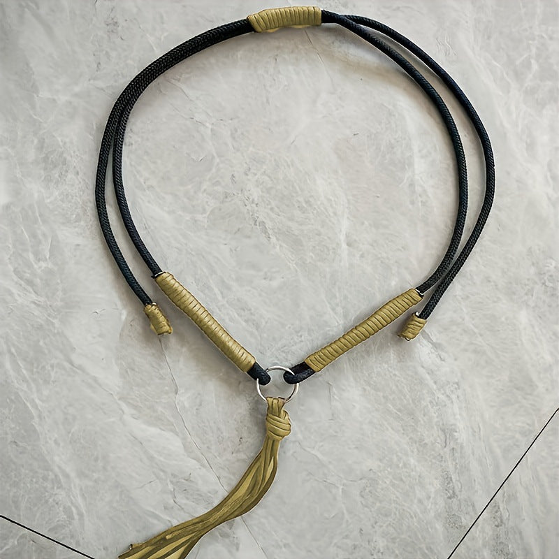 Handwoven Tassel Horse Neck Collar Bridle, And Neck Strap Decorations