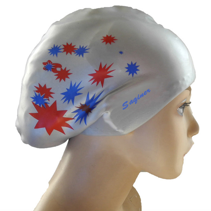 Printed Silicone Swimming Cap