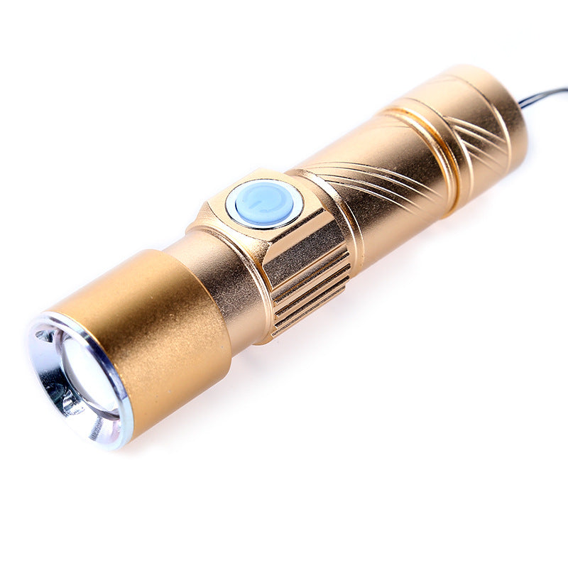 LED attack head strong flashlight