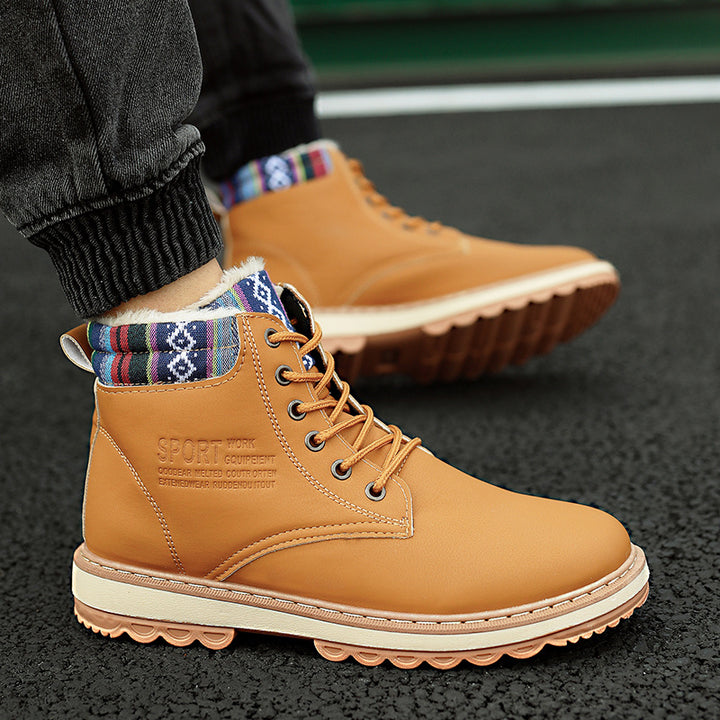 High-top cotton climbing shoes