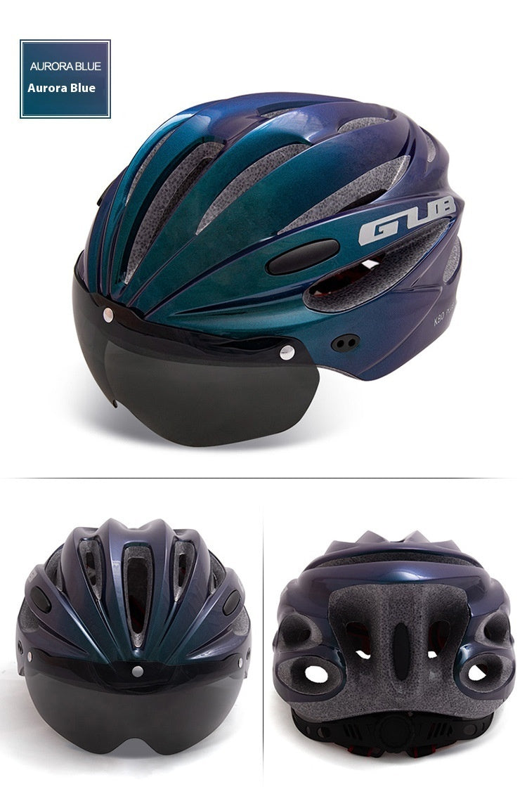 Mountain Bike Magnetic Goggles Helmet