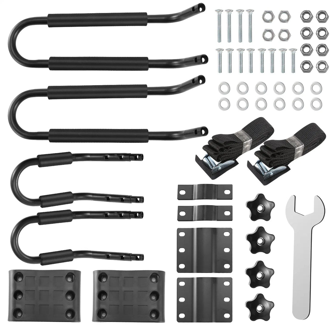 Universal Kayak Roof Rack J Bar, 1 Pairs-Bar Rack HD Kayak Carrier Canoe Boat Surf Ski Roof Top Mount Car SUV Crossbar