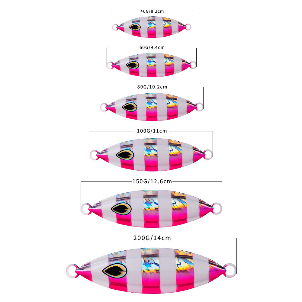 Submerged Metal Luminous Lure For Sea Fishing